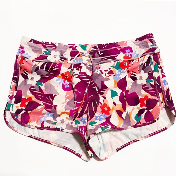 Athleta Tropical Floral Daybreak Tankini & Shorts M/36D - Picture 10 of 15